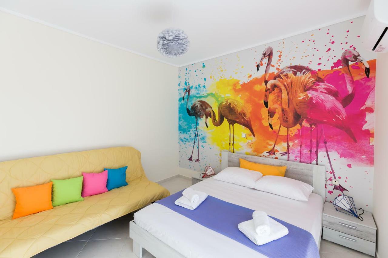 Groovy & Cozy Apt With Private Seaview Rooftop Terrace Rhodes City Zewnętrze zdjęcie